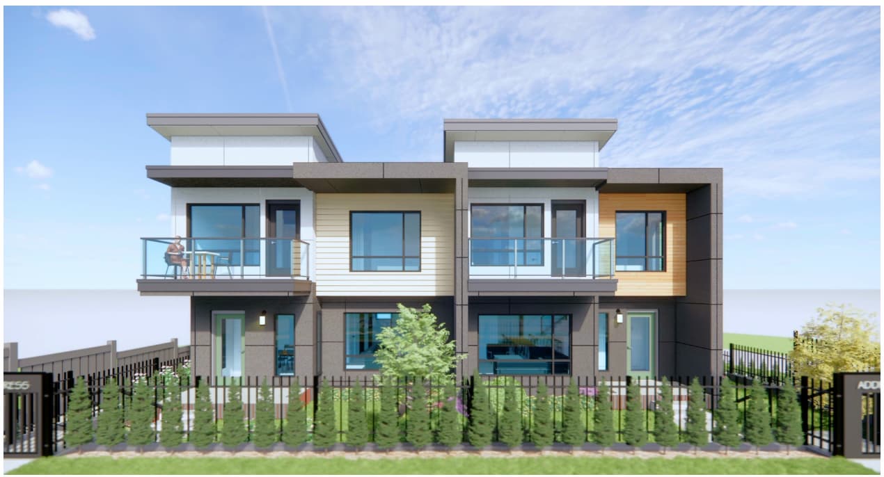Coquitlam 4-Plex Rendering 1
